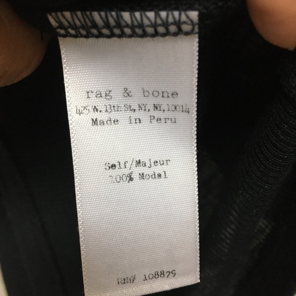 Rag & Bone Black Double Layer Layered Tank Midi Dress - Picture 10 of 10